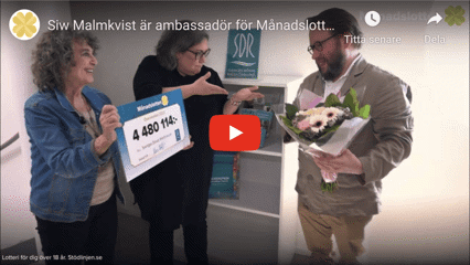Siw Malmkvist är ambassadör för Månadslotten