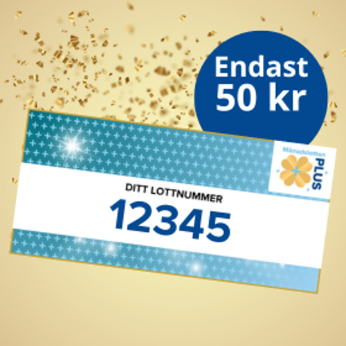 En Pluslott för endast 50 kr