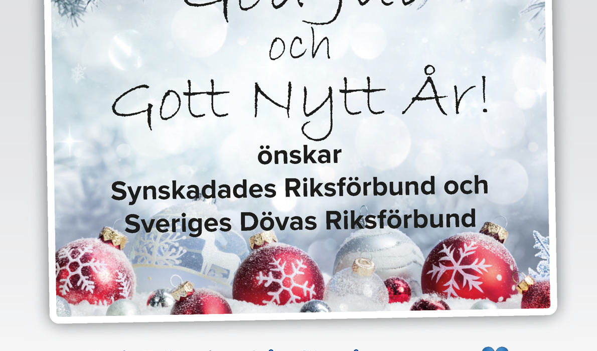 God Jul-hälsning från förmånstagarna