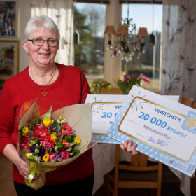Anita vann Mnadslotten Plus två gånger!